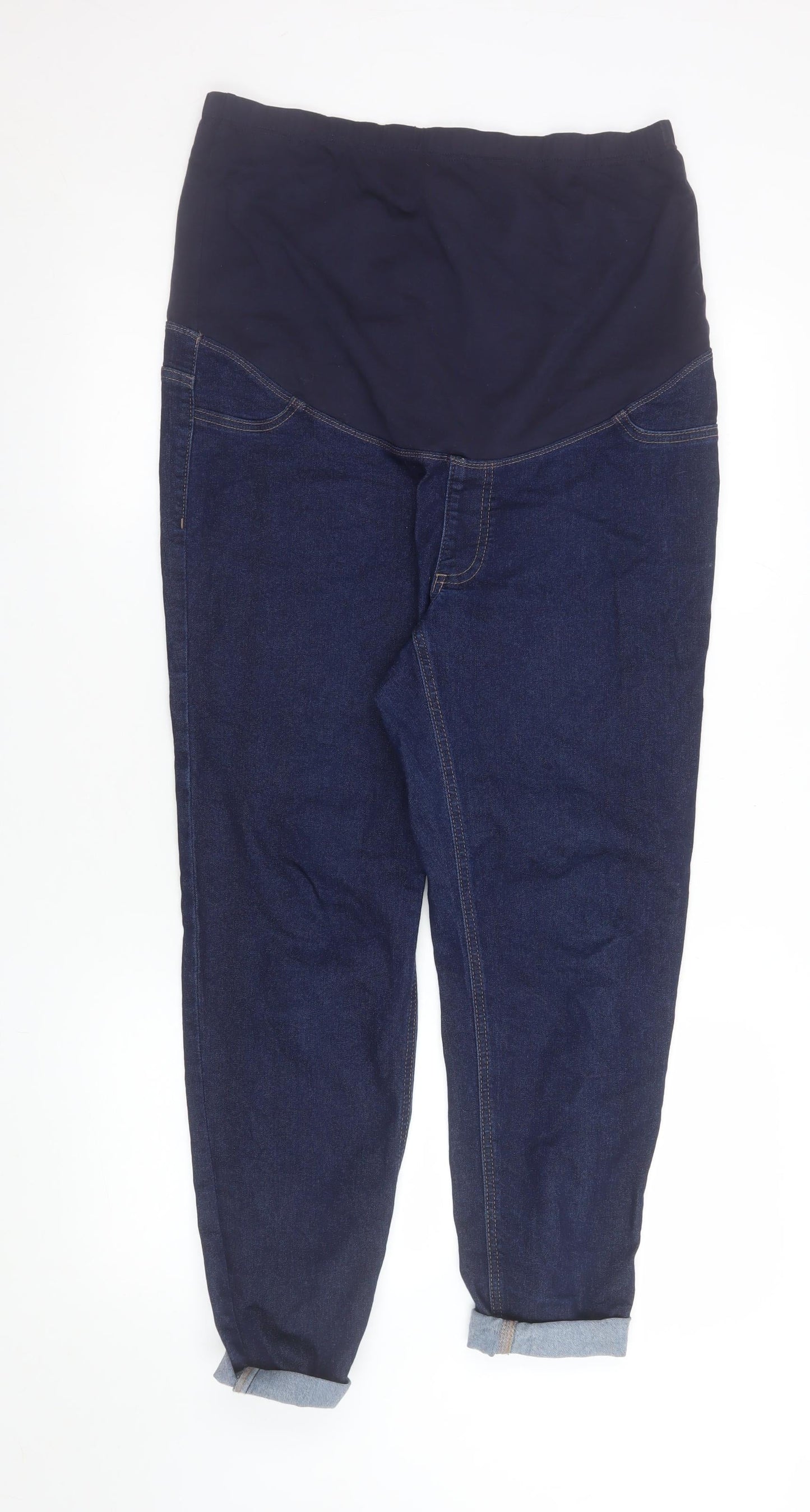 Marks and Spencer Women's Blue Maternity Jegging Jeans Size 16 Regular