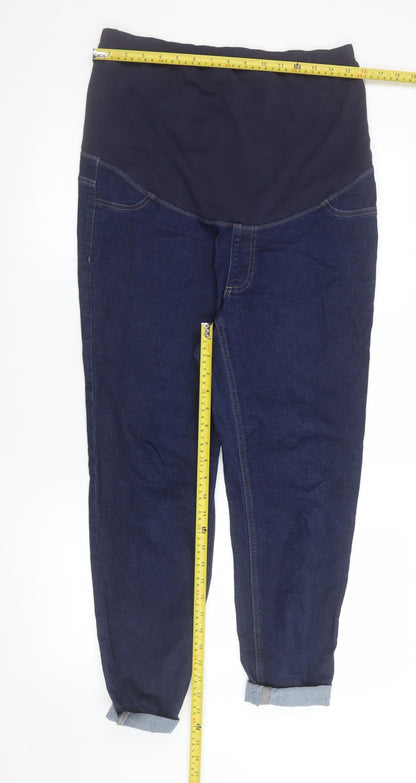Marks and Spencer Women's Blue Maternity Jegging Jeans Size 16 Regular