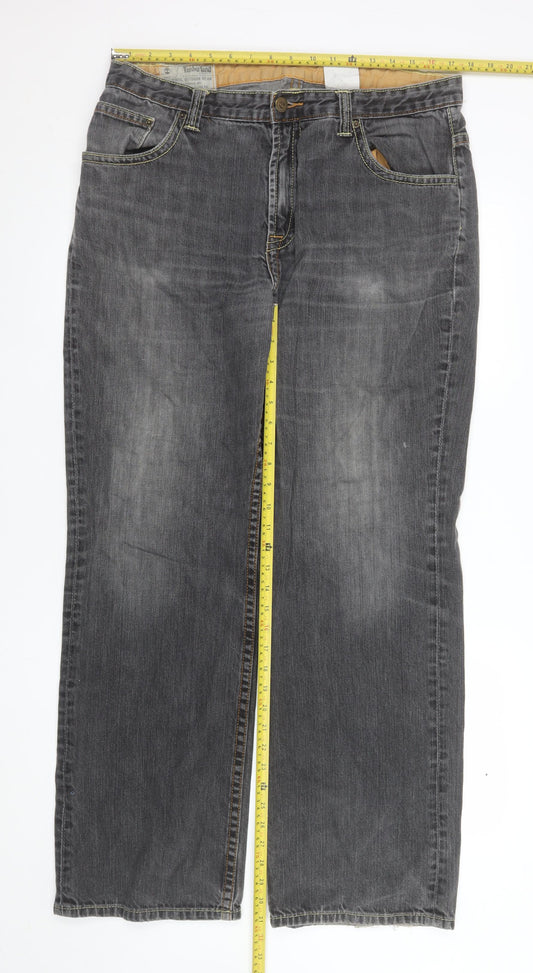 Mens UK Size L Timberland Regular Fit Straight Jeans