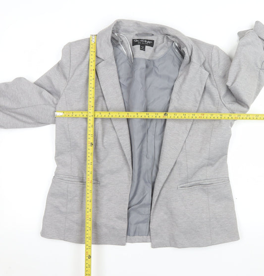 Womens UK Size 14 Miss Selfridge Regular Grey Blazer