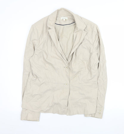Womens UK Size 16 Linea Regular Beige Blazer
