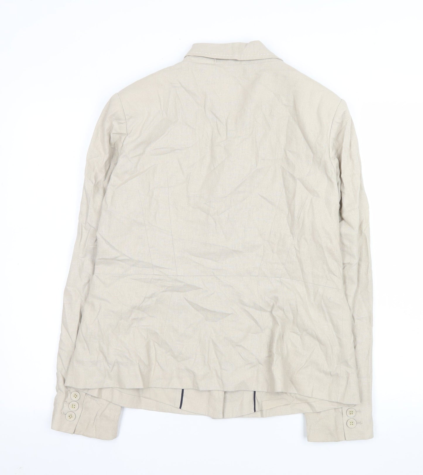 Womens UK Size 16 Linea Regular Beige Blazer