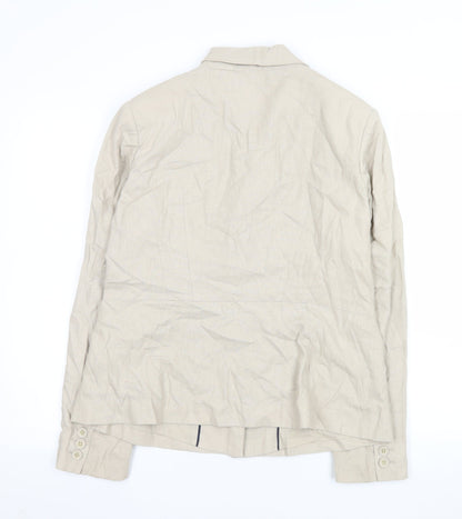 Womens UK Size 16 Linea Regular Beige Blazer