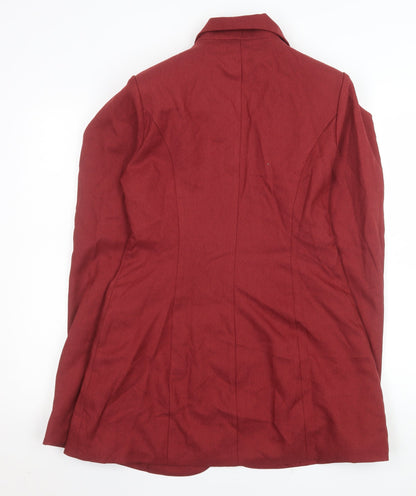 Womens UK Size 12 PRETTYLITTLETHING Regular Red Blazer