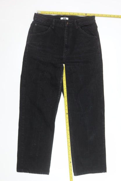 Mens UK Size S Uniqlo Regular Fit Straight Jeans