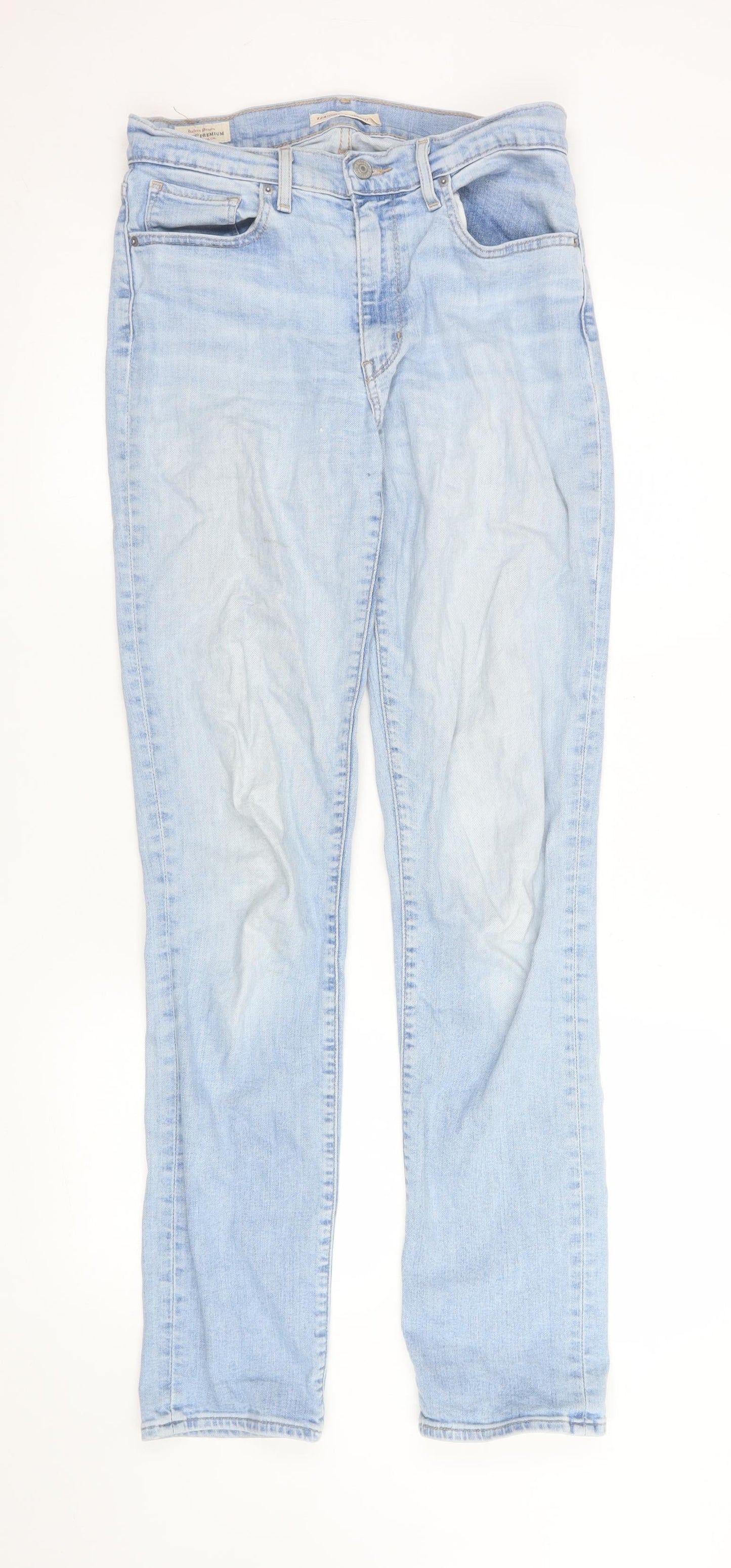 Levi’s Women Blue 724 High Rise Straight Jeans Size 27
