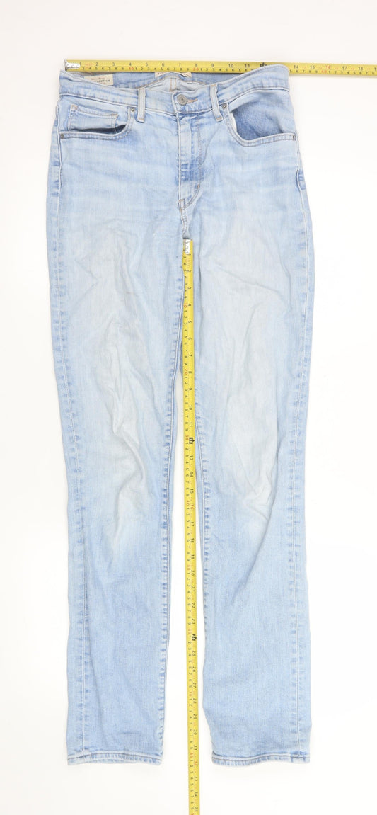 Levi’s Women Blue 724 High Rise Straight Jeans Size 27