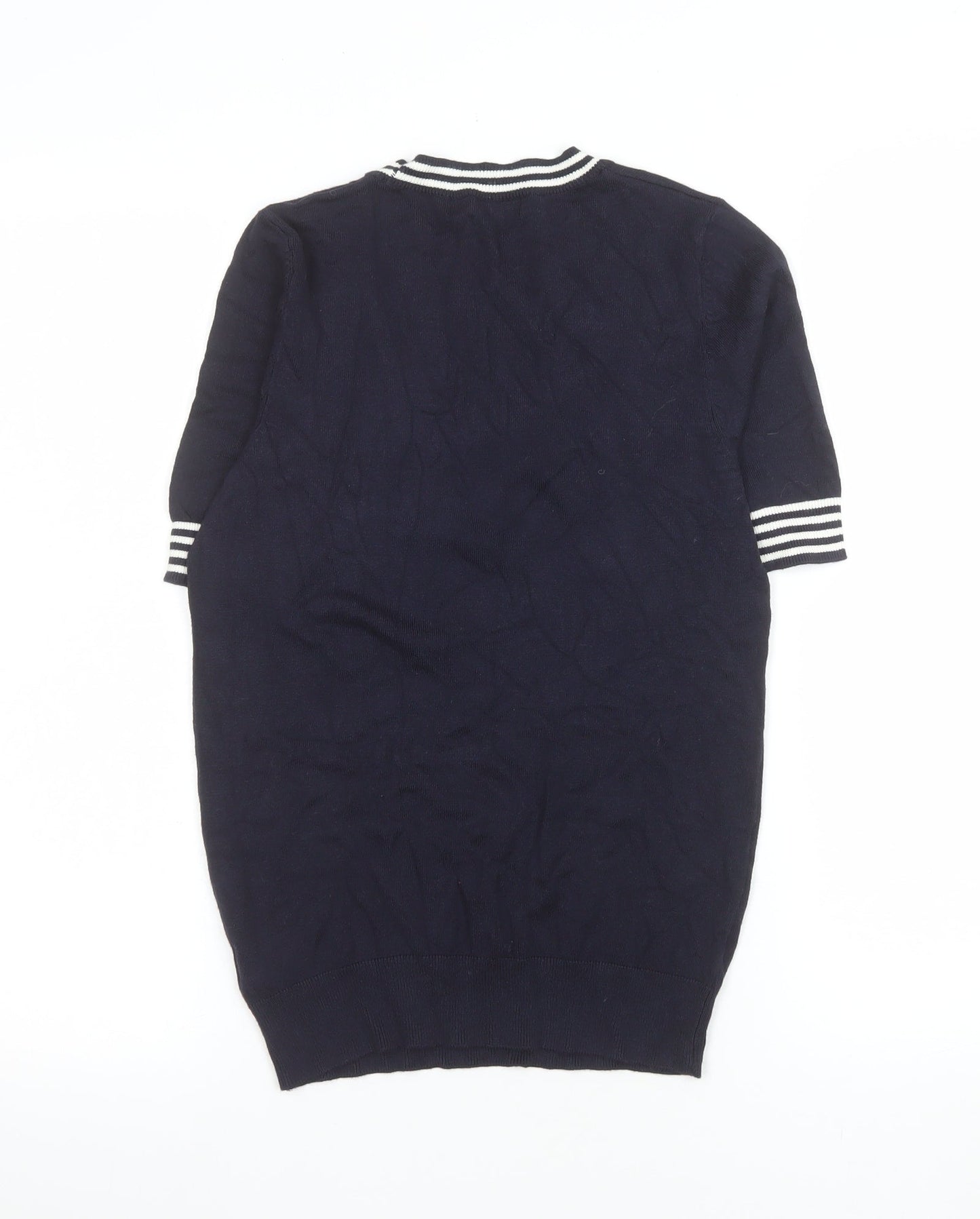 F&F Women’s Blue Short Sleeve Knit T-Shirt UK 8