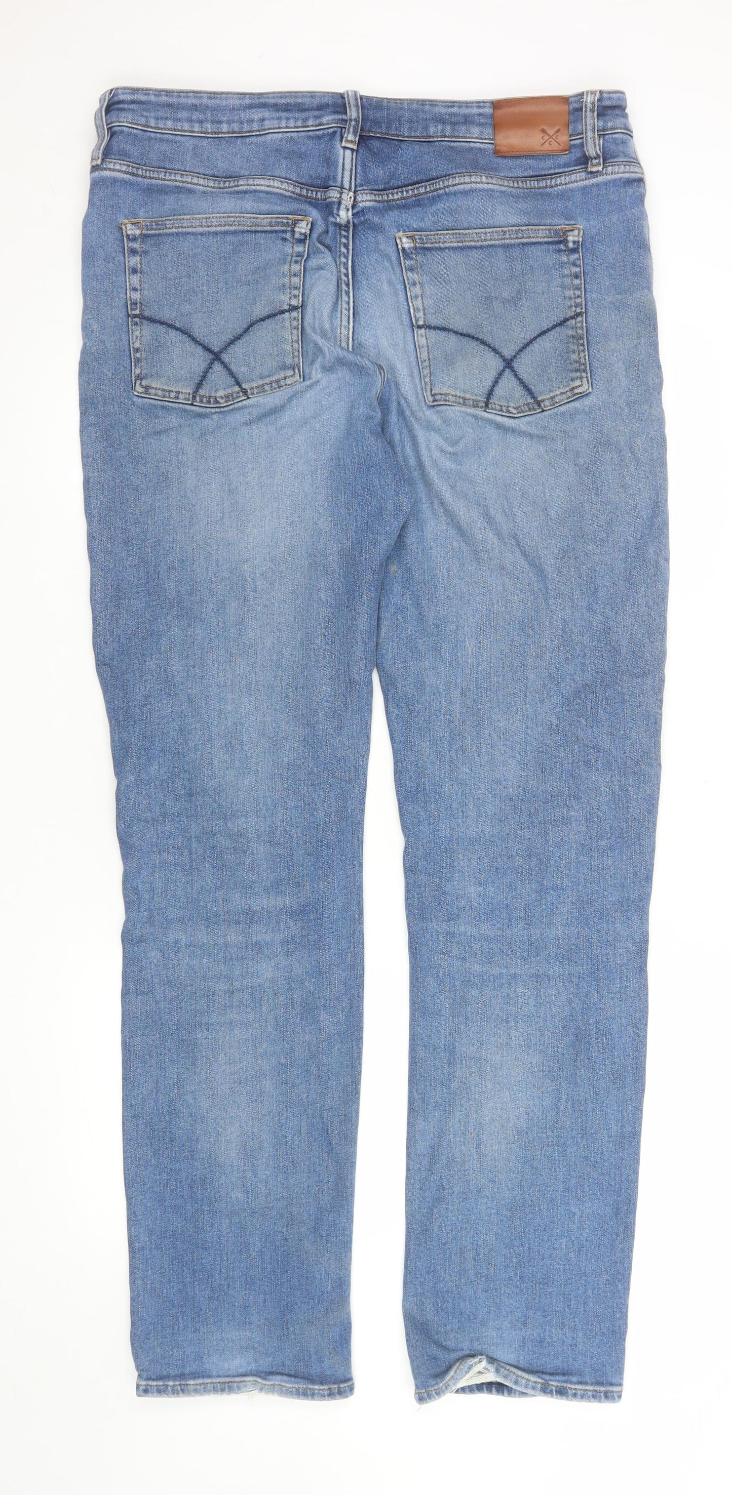 Mens UK Size 36L Crew Clothing Company Regular Fit Straight Jeans