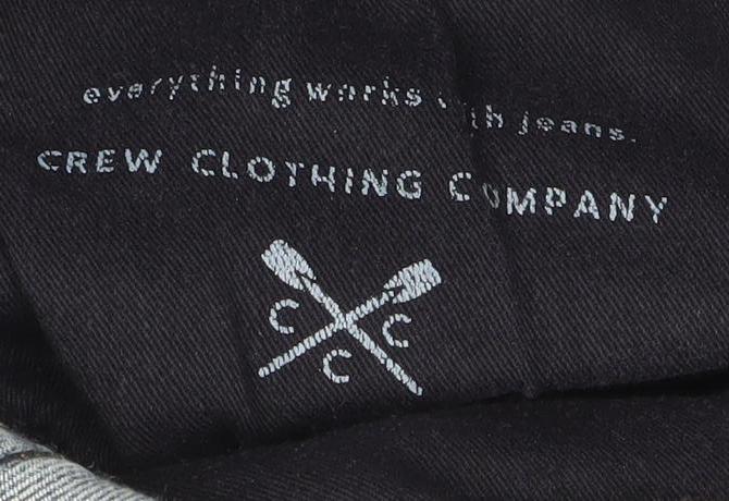Mens UK Size 36L Crew Clothing Company Regular Fit Straight Jeans
