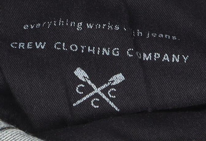 Mens UK Size 36L Crew Clothing Company Regular Fit Straight Jeans