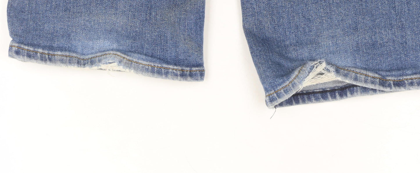 Mens UK Size 36L Crew Clothing Company Regular Fit Straight Jeans