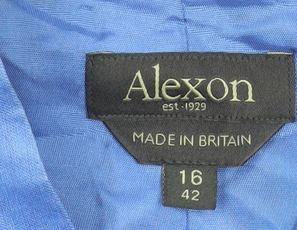 Womens UK Size 16 Alexon Regular Blue Suit Jacket