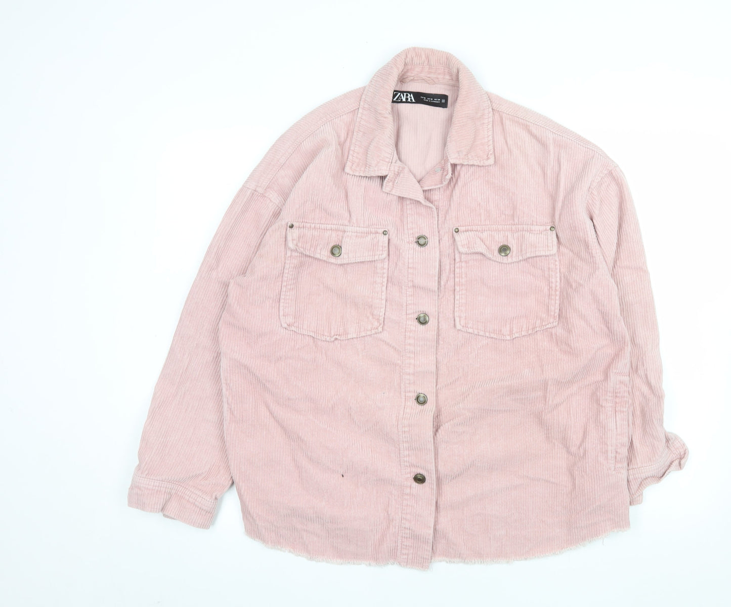 Womens UK Size 12 Zara Pink Basic Jacket