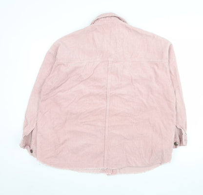 Womens UK Size 12 Zara Pink Basic Jacket
