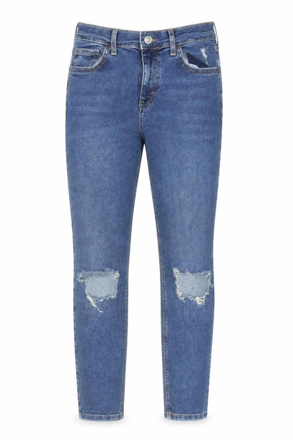 Womens UK Size 12 Topshop Slim Fit Skinny Blue Jeans