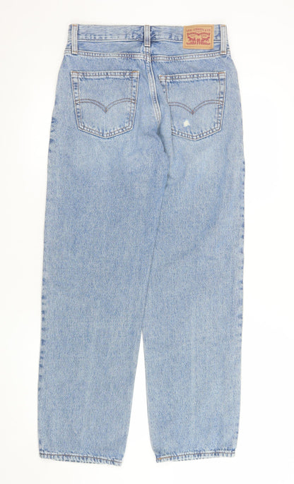 Levi's Women's Blue 26 Baggy Distressed Denim Jeans