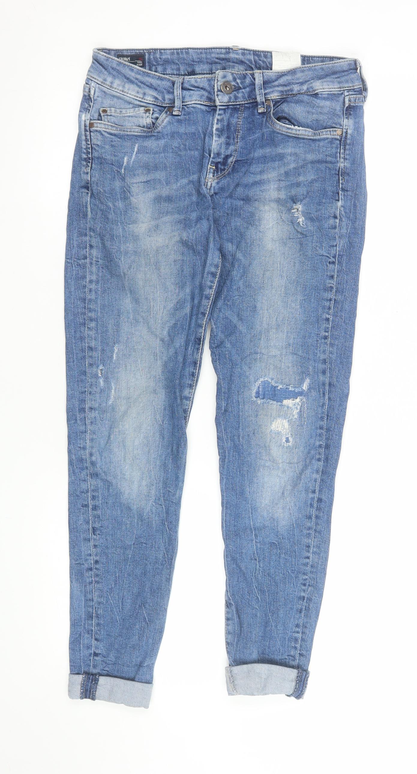 Womens UK Size 10 Pepe Jeans Slim Fit Skinny Jeans