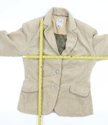Womens UK Size 12 Crew Clothing Co Regular Beige Blazer
