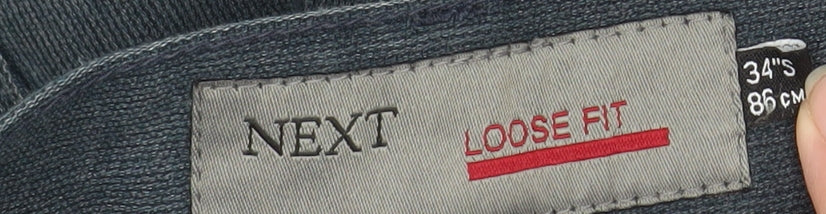Mens UK Size S NEXT Relaxed Fit Casual Blue Trousers
