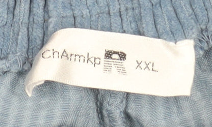 Mens UK Size 2XL ChArmkpR Relaxed Fit Jogger Blue Trousers