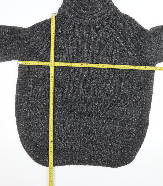 Womens UK Size S JD WILLIAMS Grey Pullover Jumper
