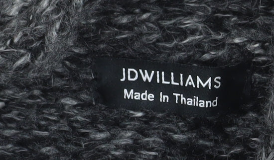 Womens UK Size S JD WILLIAMS Grey Pullover Jumper