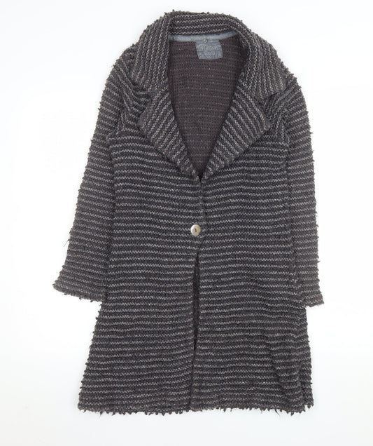 Womens UK Size 10 Monsoon Grey Cardigan Jumper