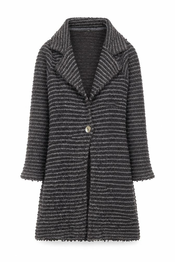 Womens UK Size 10 Monsoon Grey Cardigan Jumper