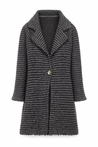 Womens UK Size 10 Monsoon Grey Cardigan Jumper