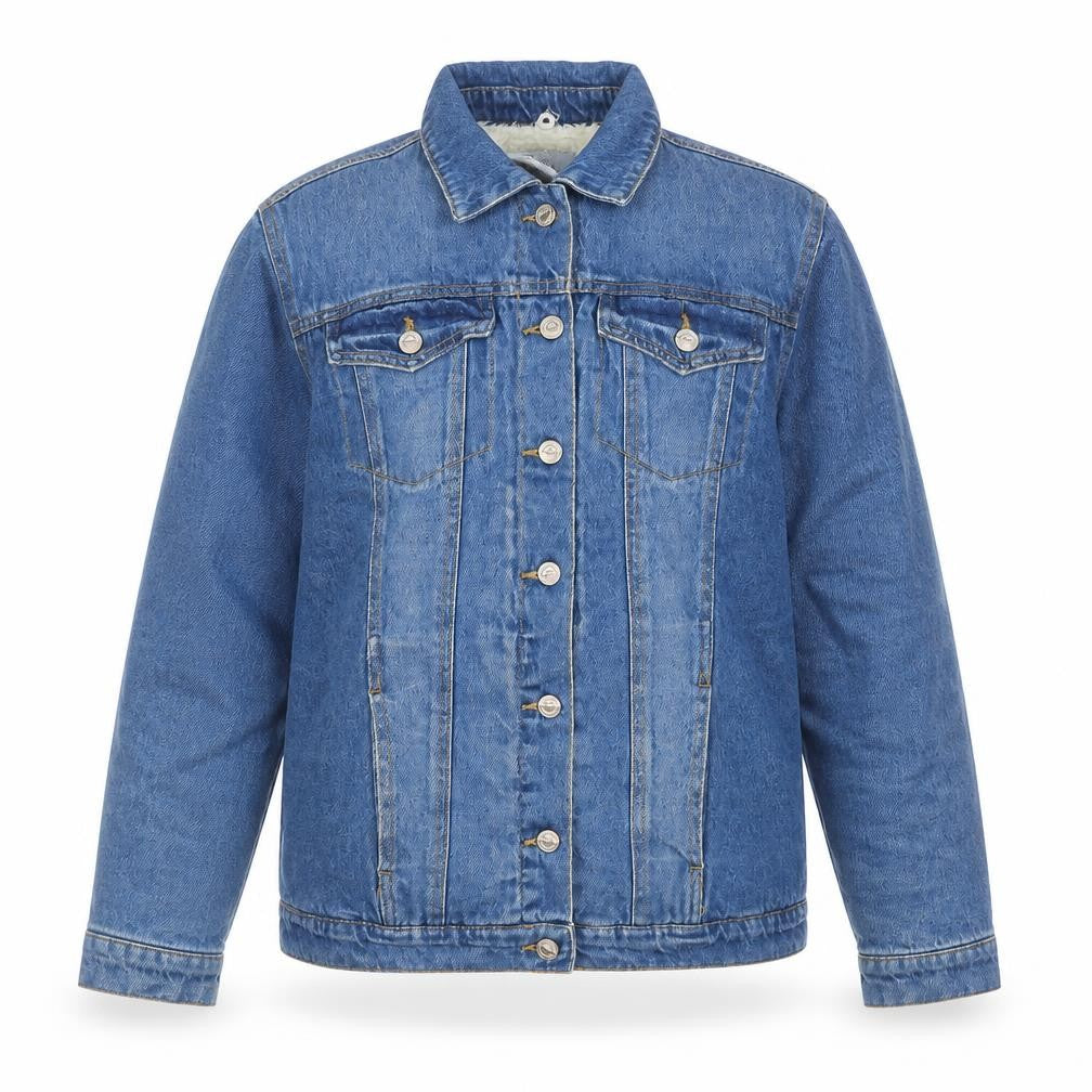 Womens UK Size 8 New Look Blue Denim Jacket