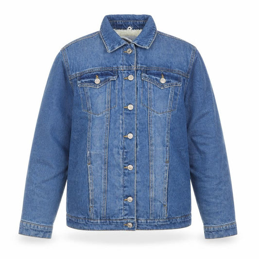Womens UK Size 8 New Look Blue Denim Jacket