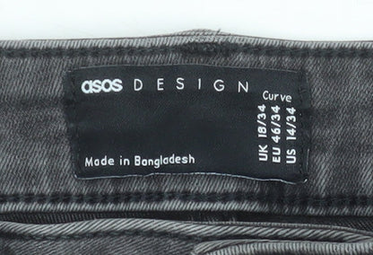 Womens UK Size 18 ASOS Slim Fit Skinny Jeans
