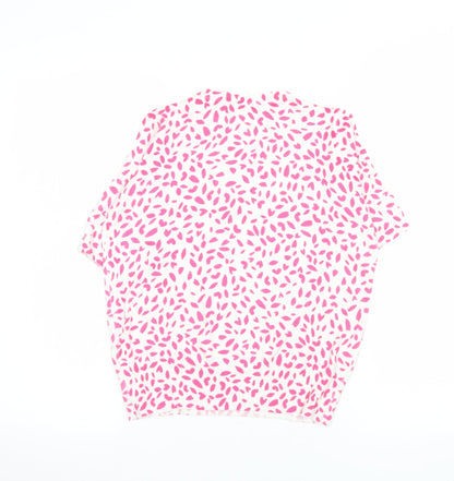 Womens UK Size 8 Marks and Spencer Pink Basic T-Shirt