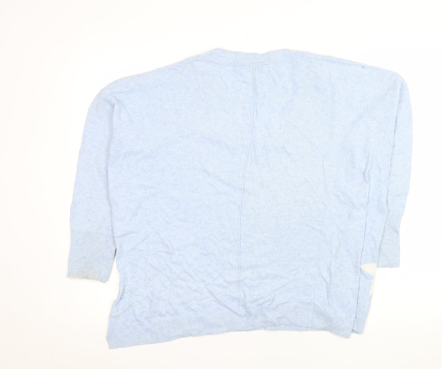 Womens UK Size M Mint Velvet Blue Pullover Jumper