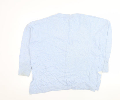 Womens UK Size M Mint Velvet Blue Pullover Jumper
