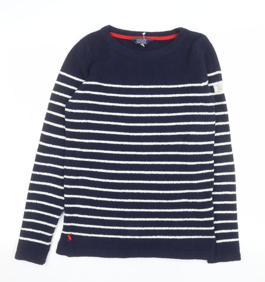 Womens UK Size 6 Joules Blue Pullover Jumper