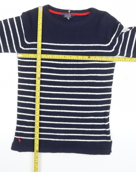 Womens UK Size 6 Joules Blue Pullover Jumper