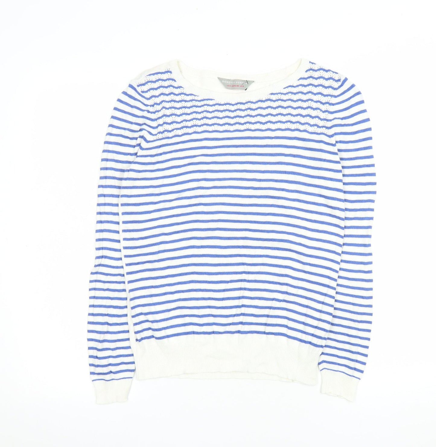 Womens UK Size 8 Dorothy Perkins Blue Pullover Jumper