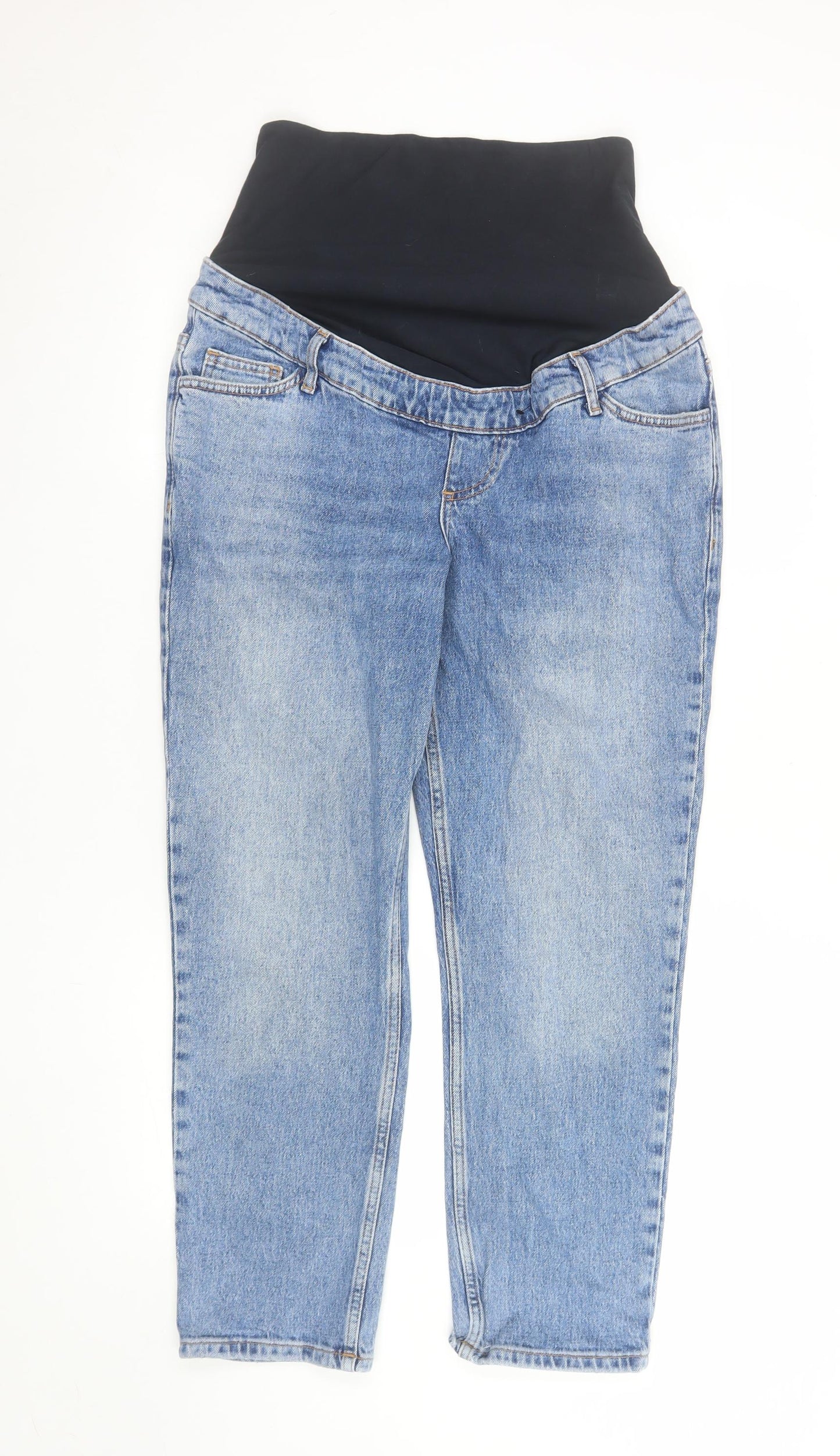 Womens UK Size 10 New Look Regular Fit Ankle Blue Jeans