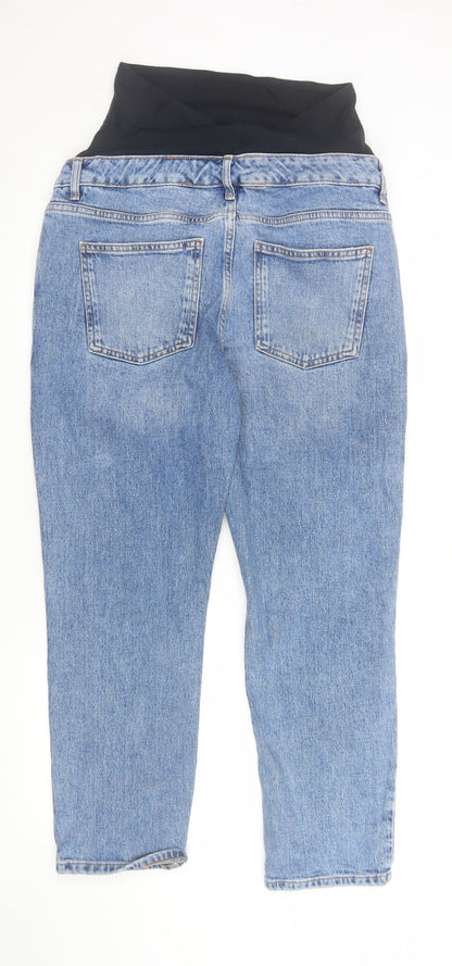 Womens UK Size 10 New Look Regular Fit Ankle Blue Jeans