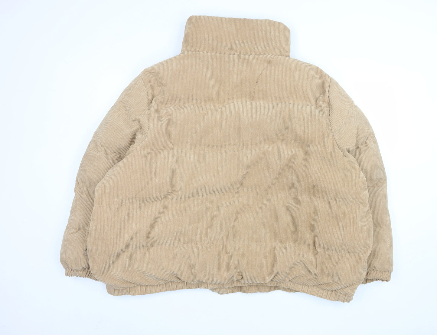 Womens UK Size 24 Boohoo Beige Puffer Jacket