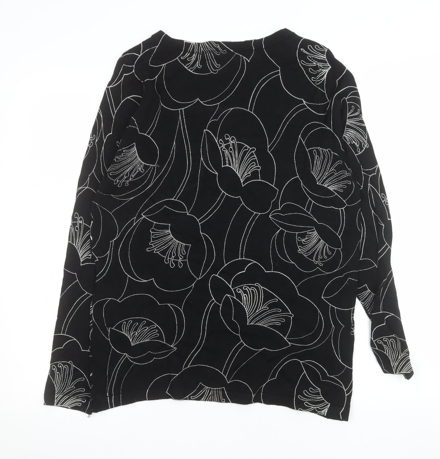 Womens UK Size 12 NEXT Black Pullover Jumper