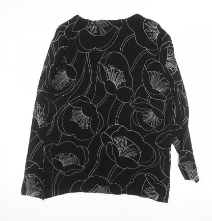 Womens UK Size 12 NEXT Black Pullover Jumper
