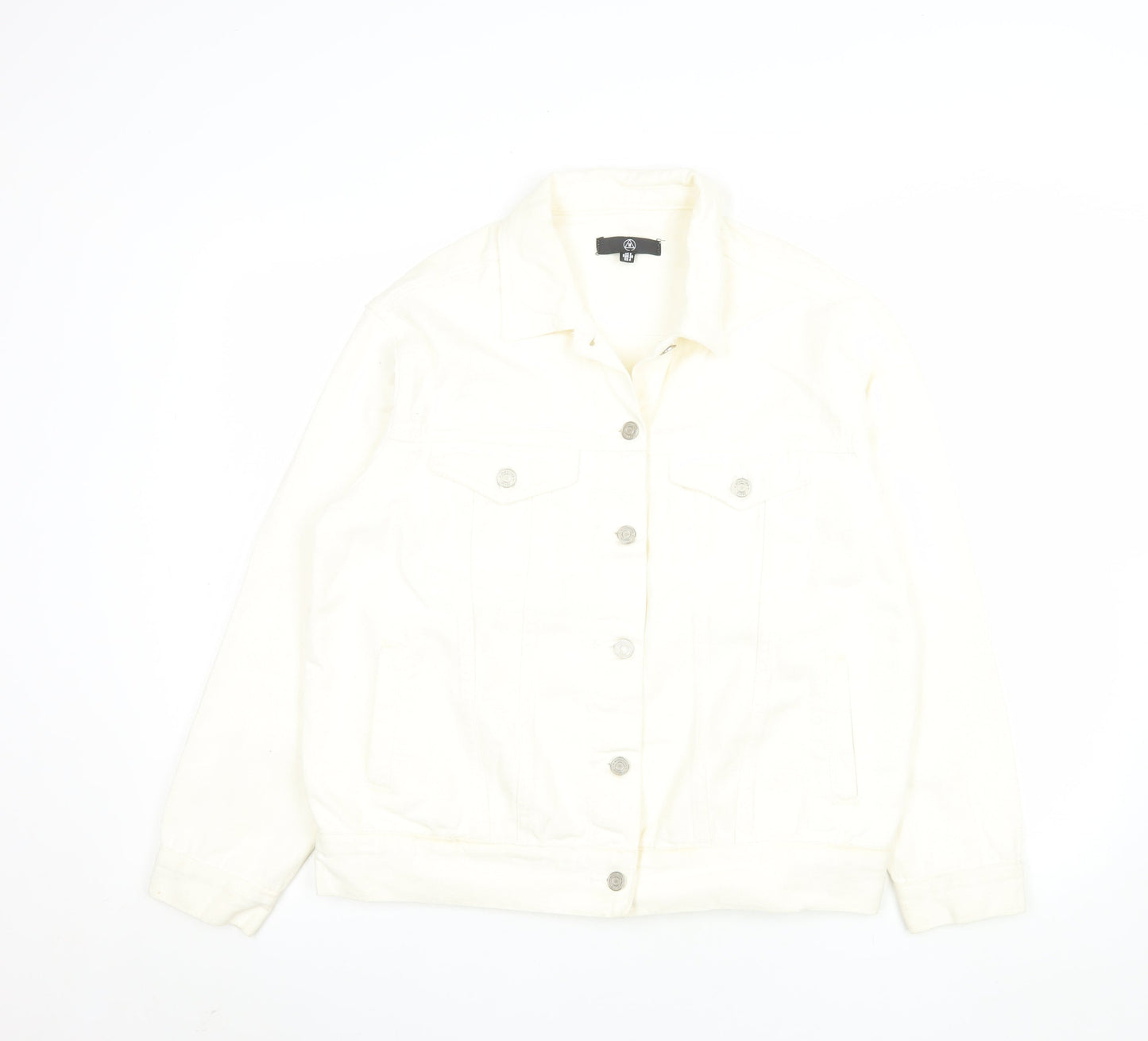 Womens UK Size 8 Motel Ivory Basic Jacket