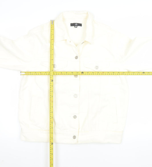 Womens UK Size 8 Motel Ivory Basic Jacket