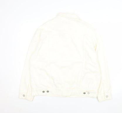 Womens UK Size 8 Motel Ivory Basic Jacket