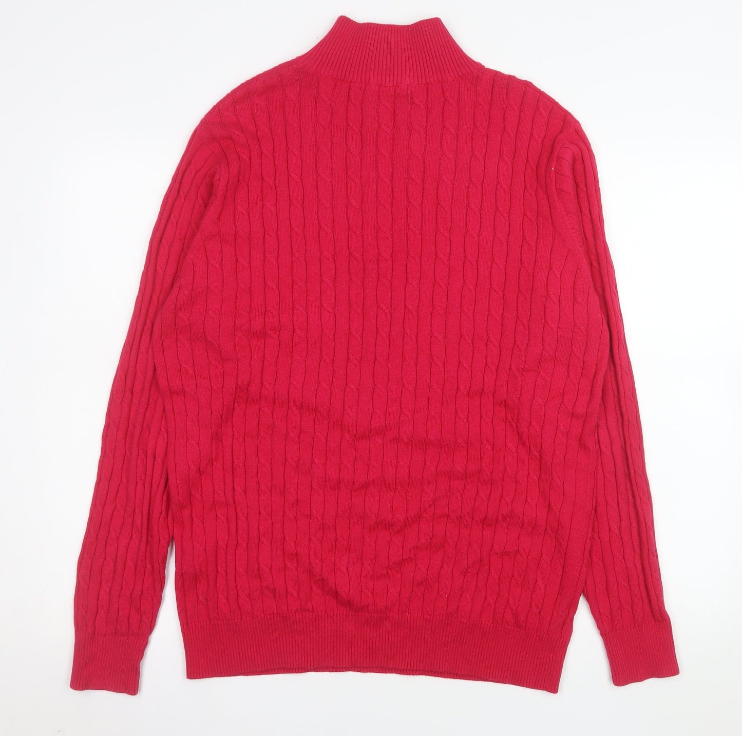 Womens UK Size M Woolovers Red Pullover Jumper