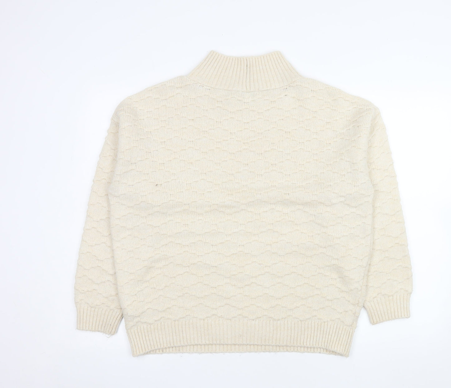 Mens UK Size M NEXT Beige Pullover Jumper