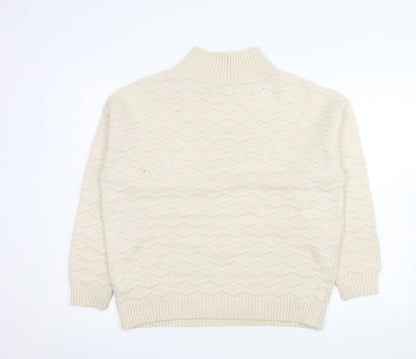 Mens UK Size M NEXT Beige Pullover Jumper